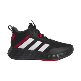 Adidas Kids' Own The Game Basketball Shoes - Black/White/Red