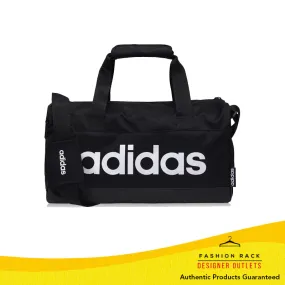 Adidas Linear Logo Duffel Bag Black / Black / White