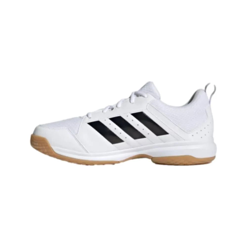 Adidas Men's Ligra 7 Badminton Shoe (Cloud White/Core Black/Cloud White)