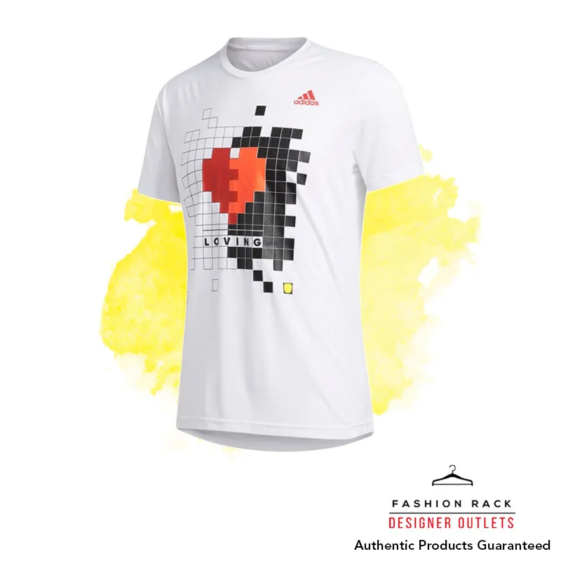 Adidas Own The Run Valentine Tee White