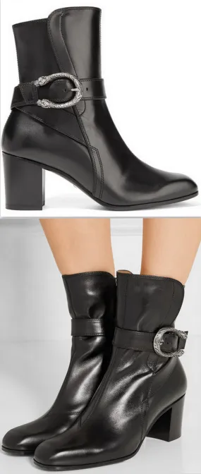 'Dionysus' Leather Ankle Boots