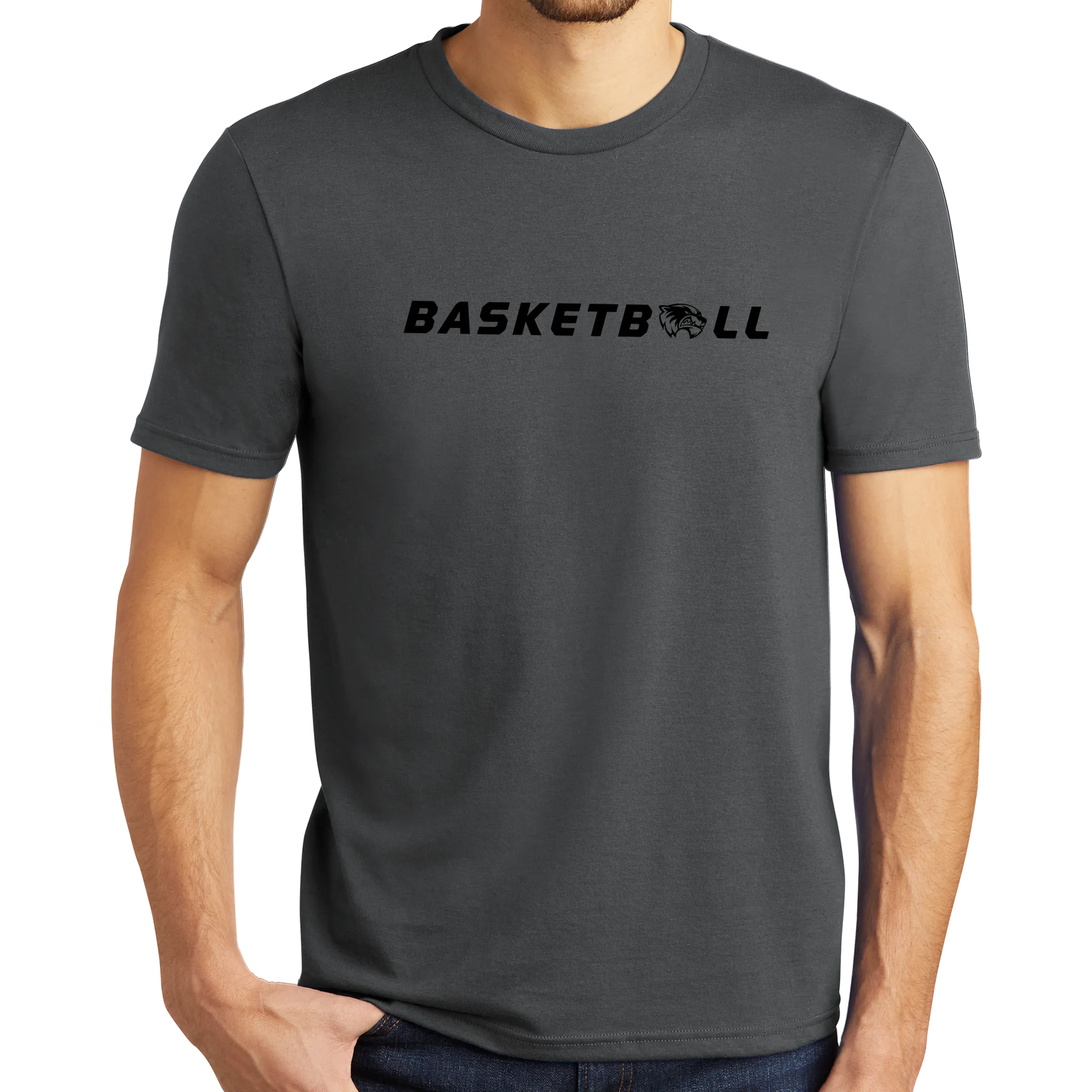 District Perfect Tri Tee - Basketball Head