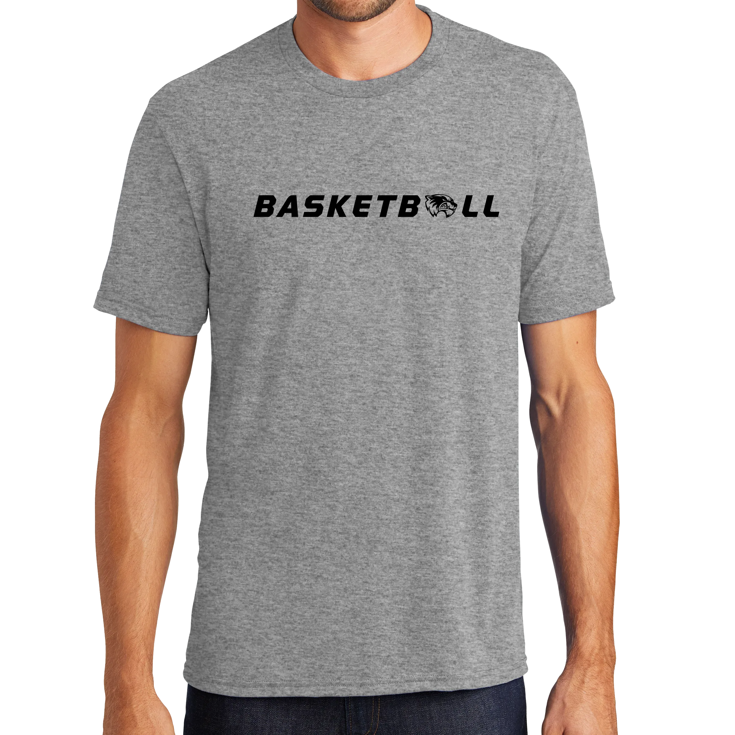 District Perfect Tri Tee - Basketball Head