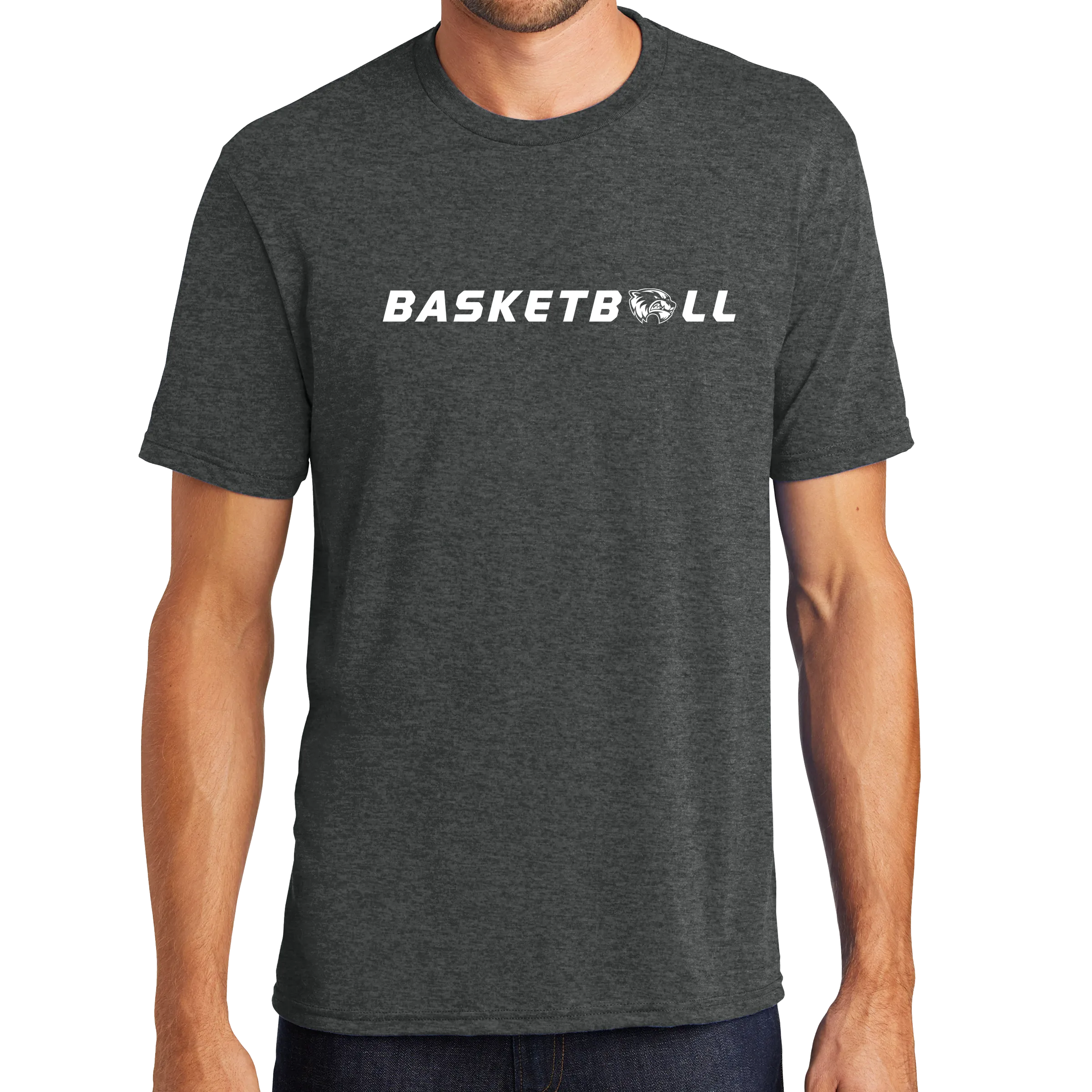 District Perfect Tri Tee - Basketball Head