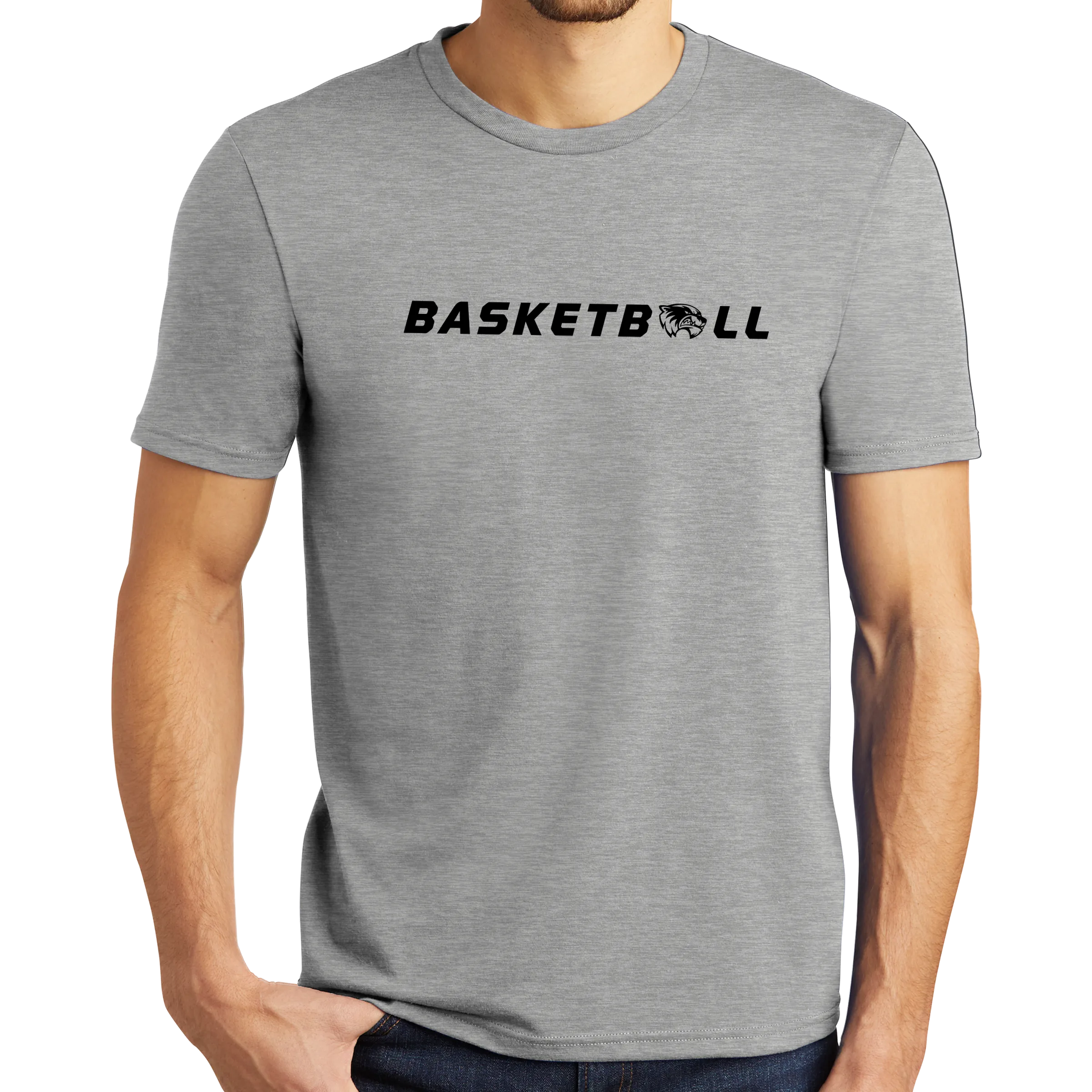 District Perfect Tri Tee - Basketball Head