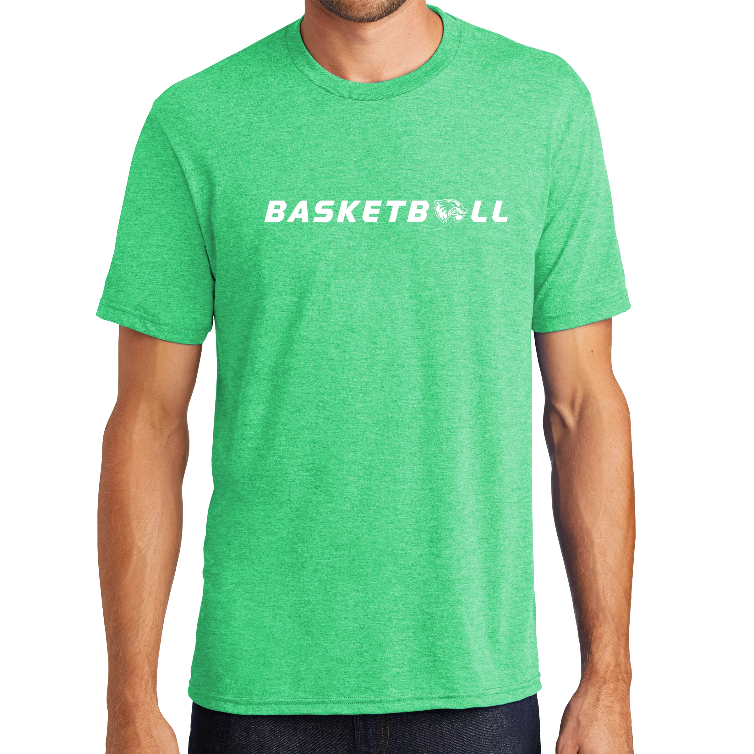 District Perfect Tri Tee - Basketball Head