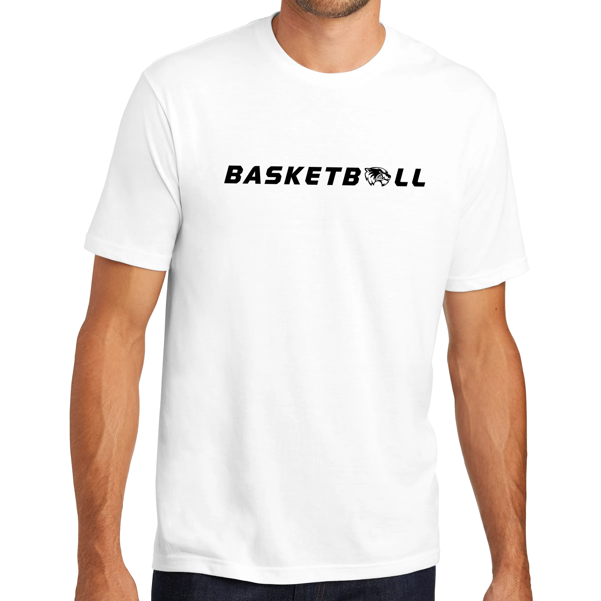 District Perfect Tri Tee - Basketball Head