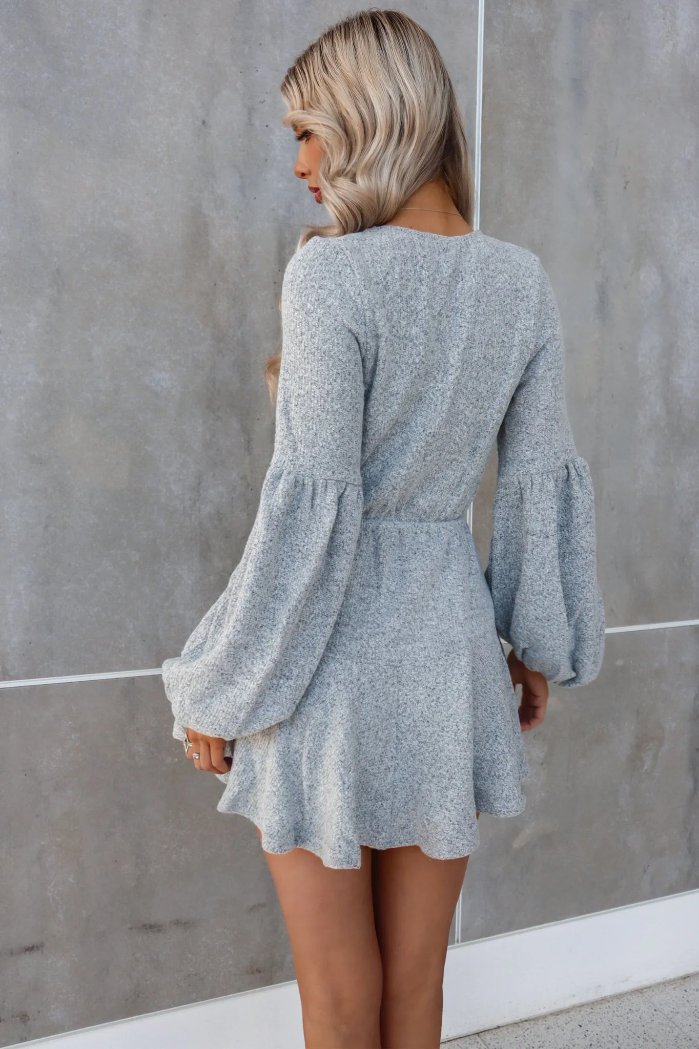 Gypsy Mini Dress - Grey