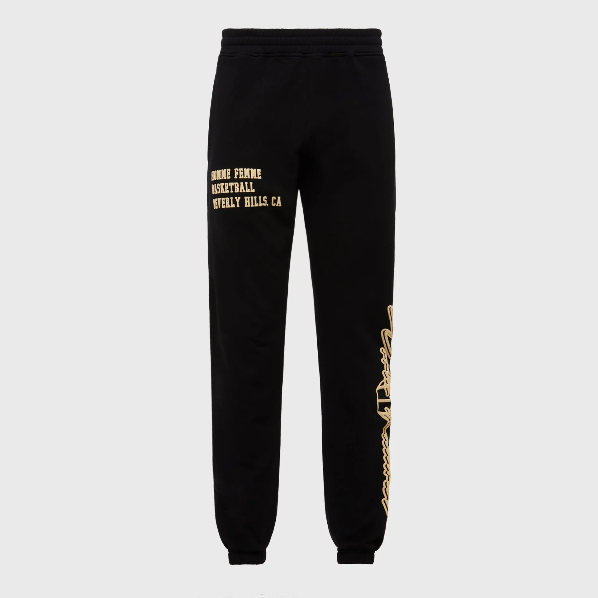 Homme Femme Basketball Sweats Black