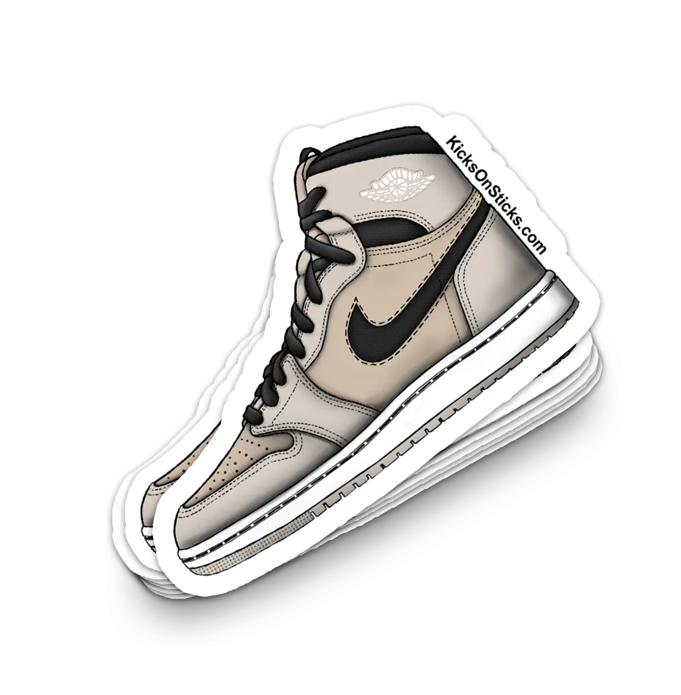 Jordan 1 CMFT "Summit White" Sneaker Sticker