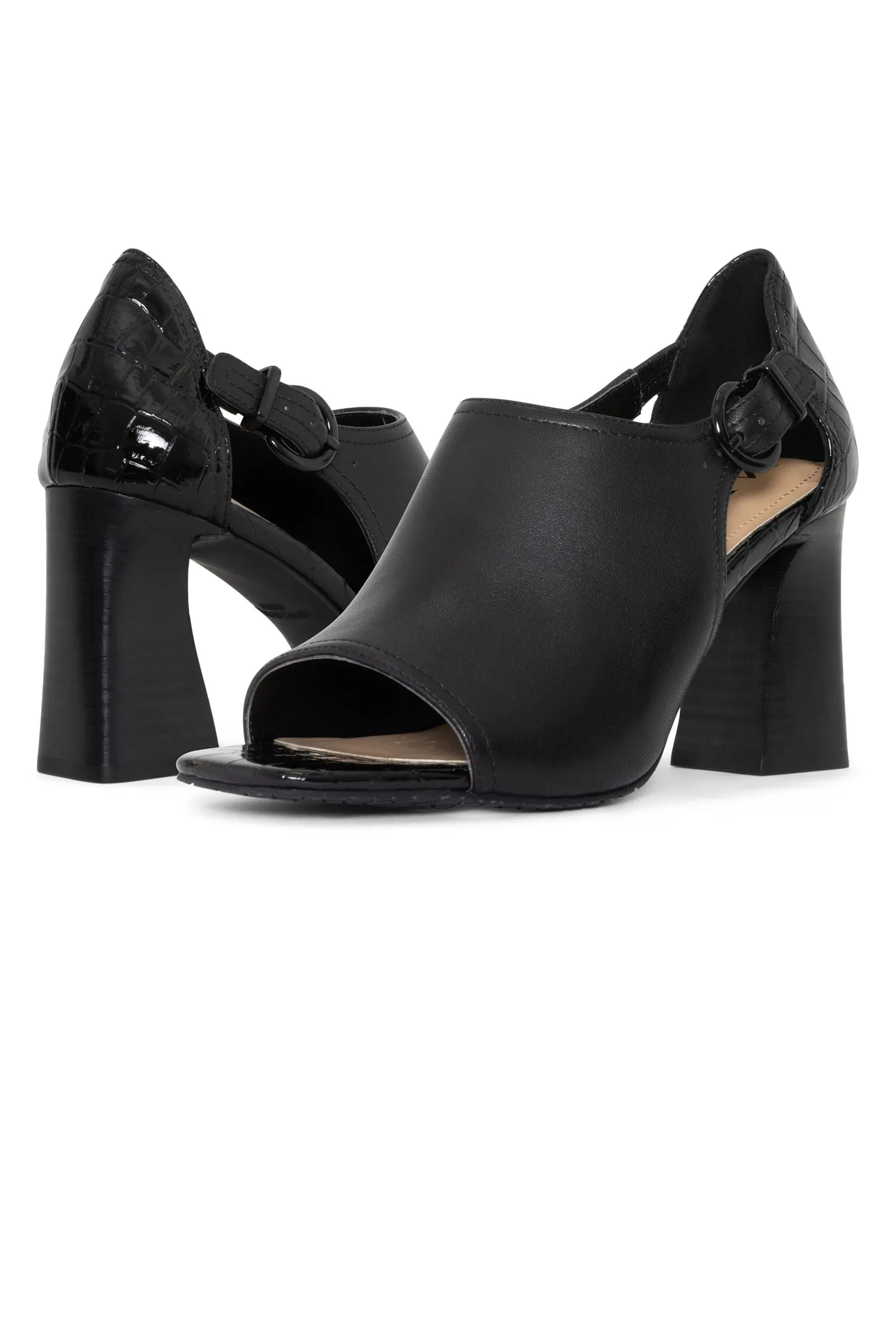 Larlie Block Heel Sandals - Black