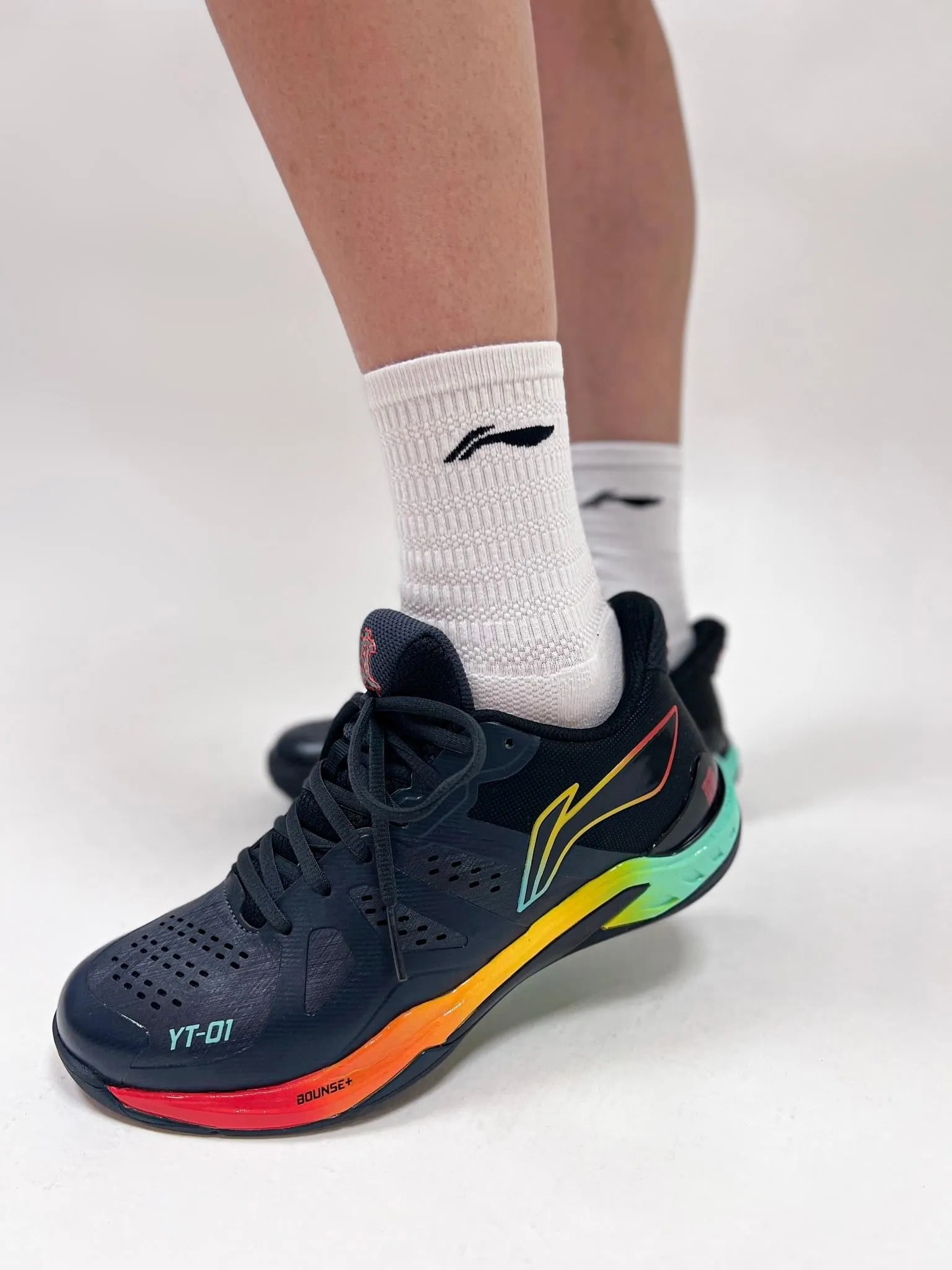 Li Ning YunTing Badminton Shoe Unisex [Black] AYAS028-5