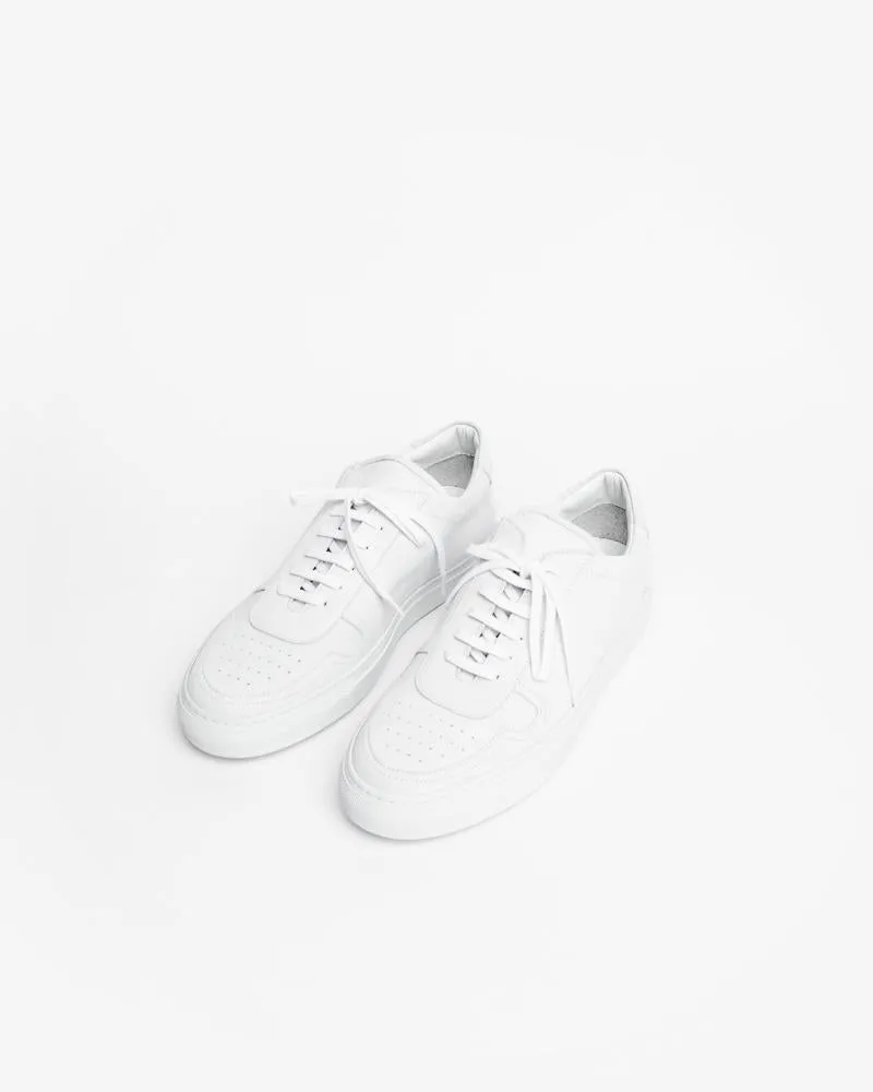 Nubuck BBall Low Sneakers 2094 in White