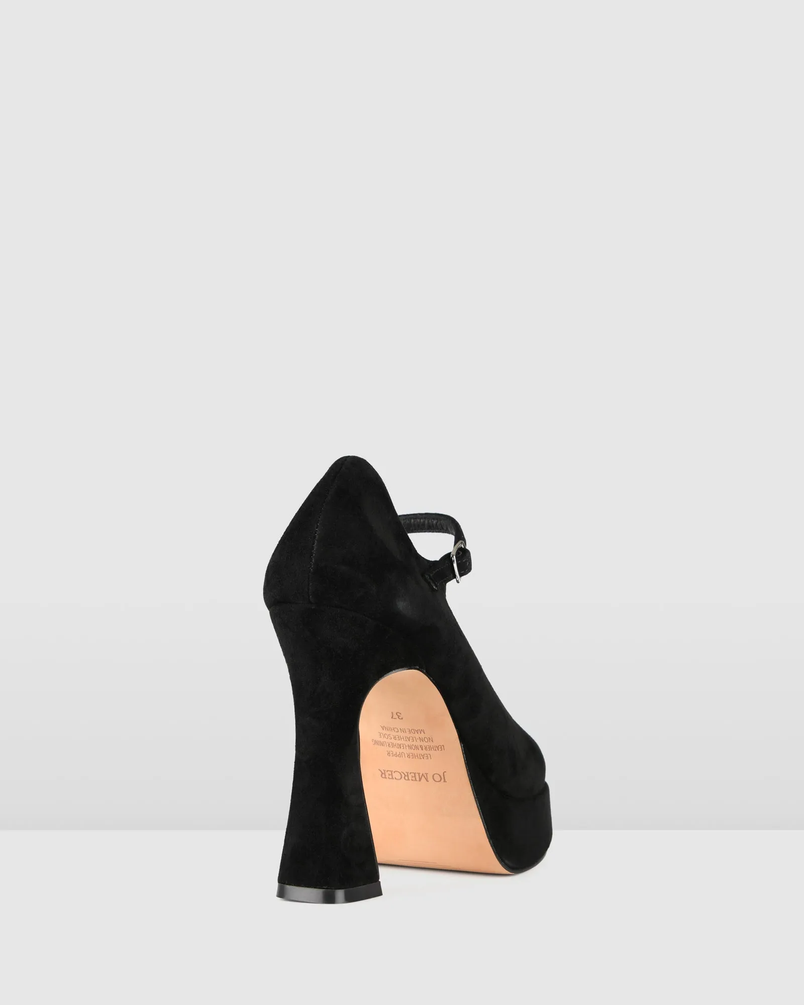 RAVINA PLATFORM HIGH HEELS BLACK SUEDE