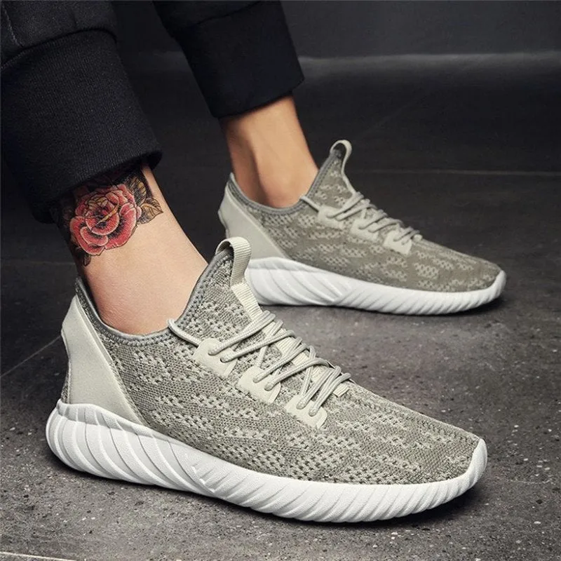 Running Shoes For Men Outdoor Mesh Comfortable Man Sneakers Sports Shoes Lace-up Sneaker